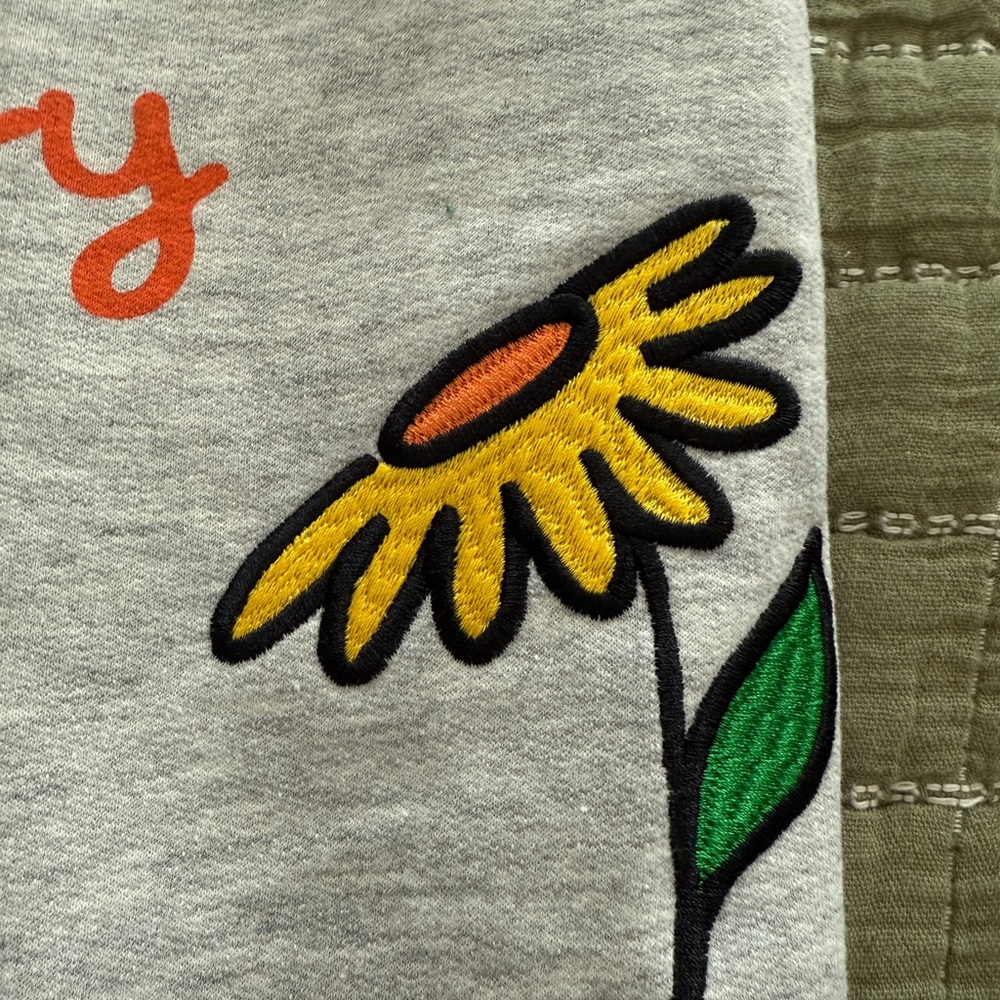 Disney Gray Mickey Mouse Track Pants - Picture 2 of 5